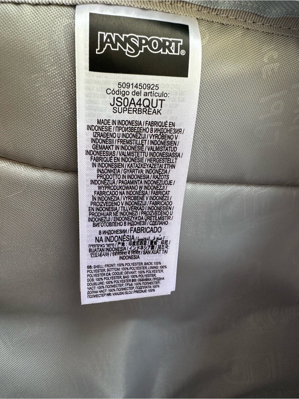 Jansport NWT Superbreak Coastal Curiosities 26L - Picture 9 of 16
